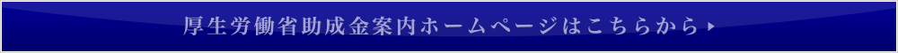厚生労働省助成金案内ホームページはこちらから